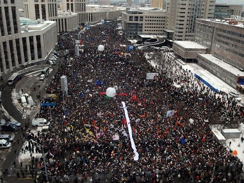 Постер Годовщина протеста